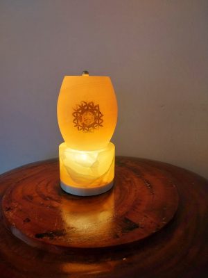 Flower of Life on Calcite& Onyx